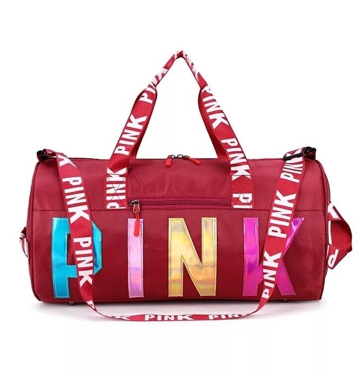 New Canvas Duffle Bag For Travel Yoga Holiday Gym Top Women Gift UK
