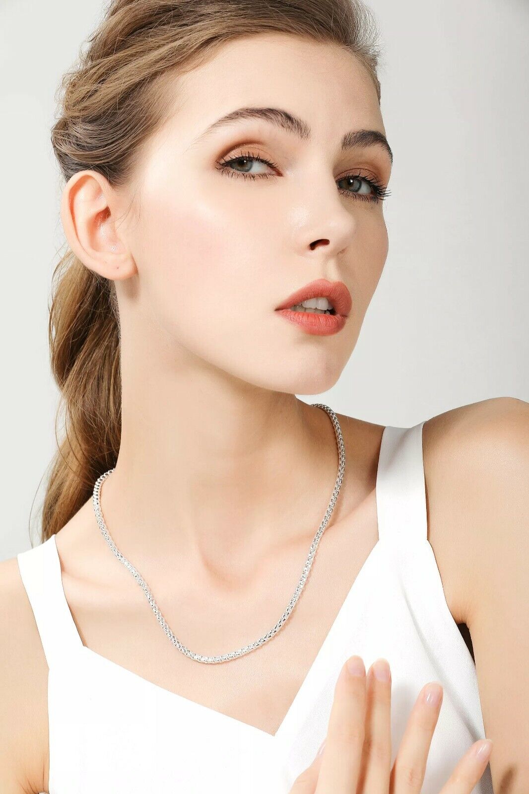 ๐ฌ๐ง GENUINE 925 Sterling Silver 5mm Round Box Chain 18 Inch Necklace Men Women