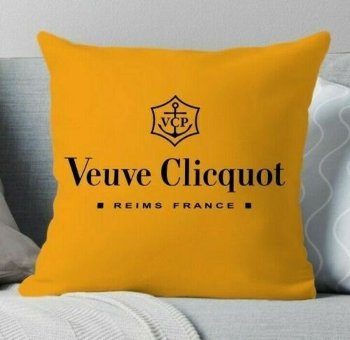 Champagne Luxury Canvas Feel Cushion Covers Veuve
