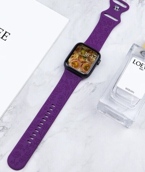 Apple Watch Replacement Band Strap Series 9 8 7 6 5 4 3 SE 38 40 41 Engraved