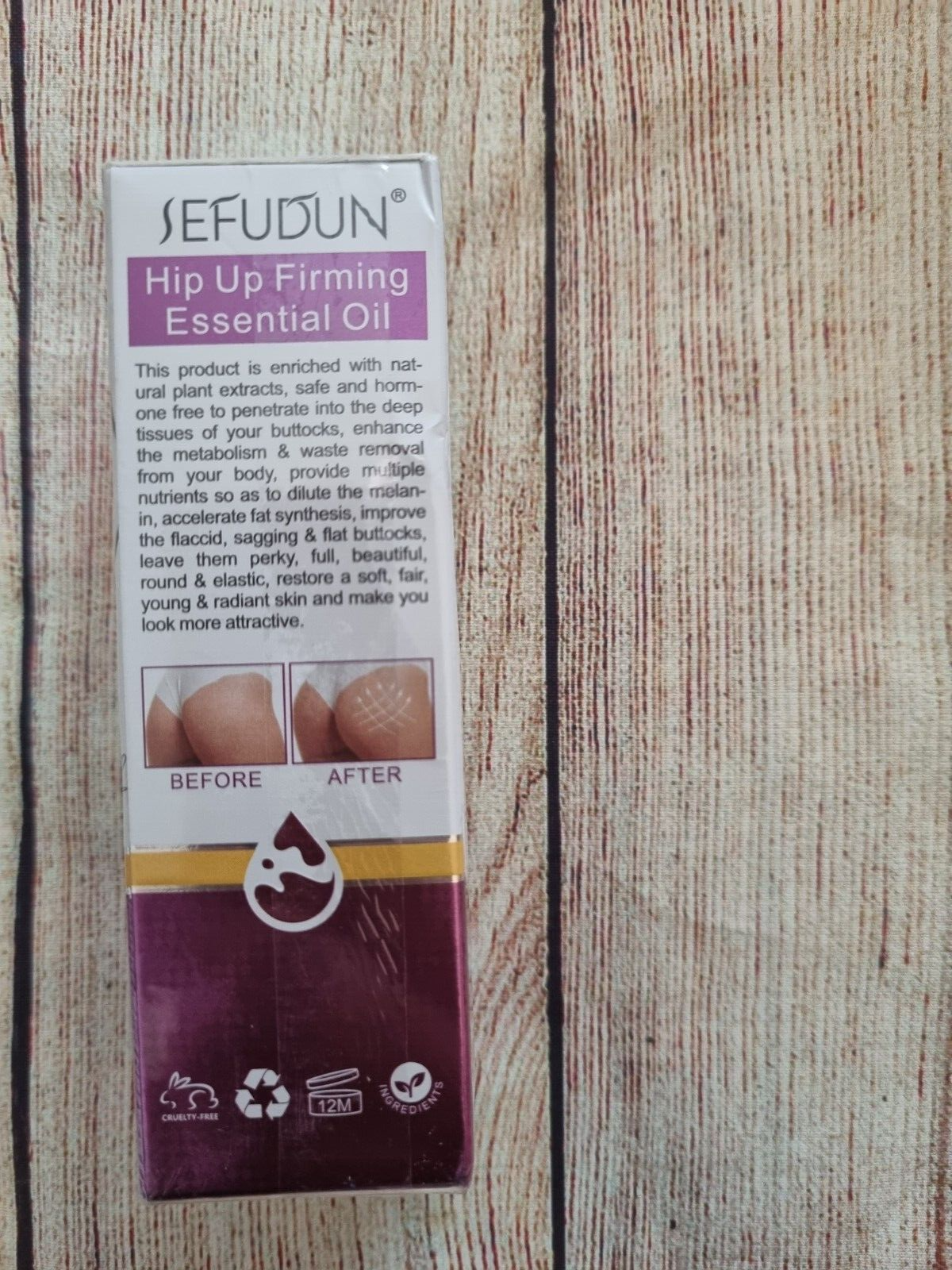 BBL Effect Booty Growth Oil Buttock Enhancement Massage Oil Anti Cellulite
