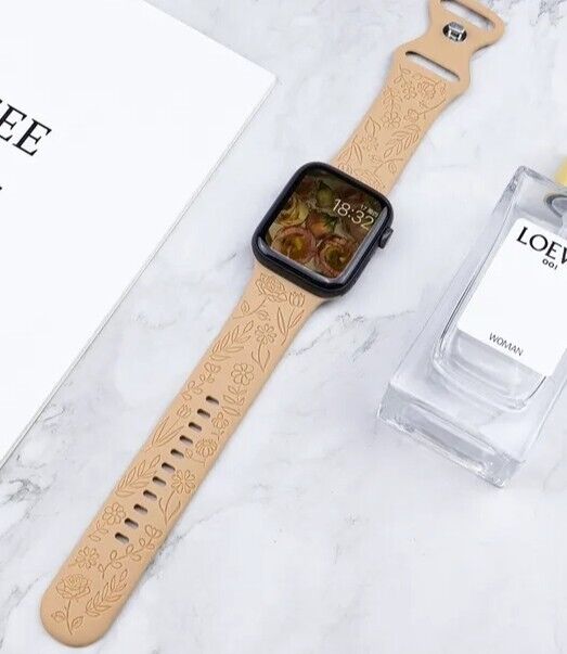 Apple Watch Replacement Band Strap Series 9 8 7 6 5 4 3 SE 38 40 41 Engraved