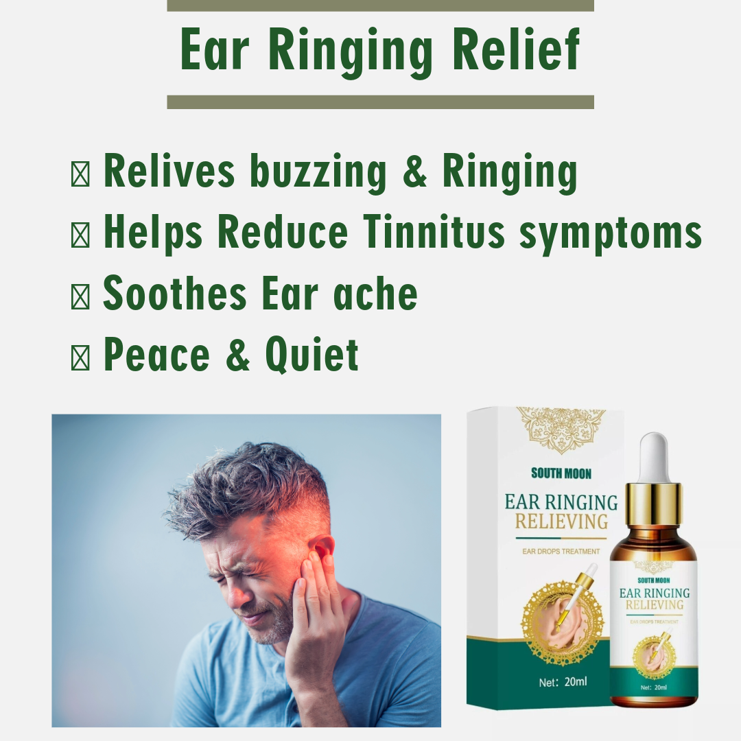 Hard of Hearing Ear Drop Deafness Tinnitus Fluid Fungi Infection Symptoms Relief