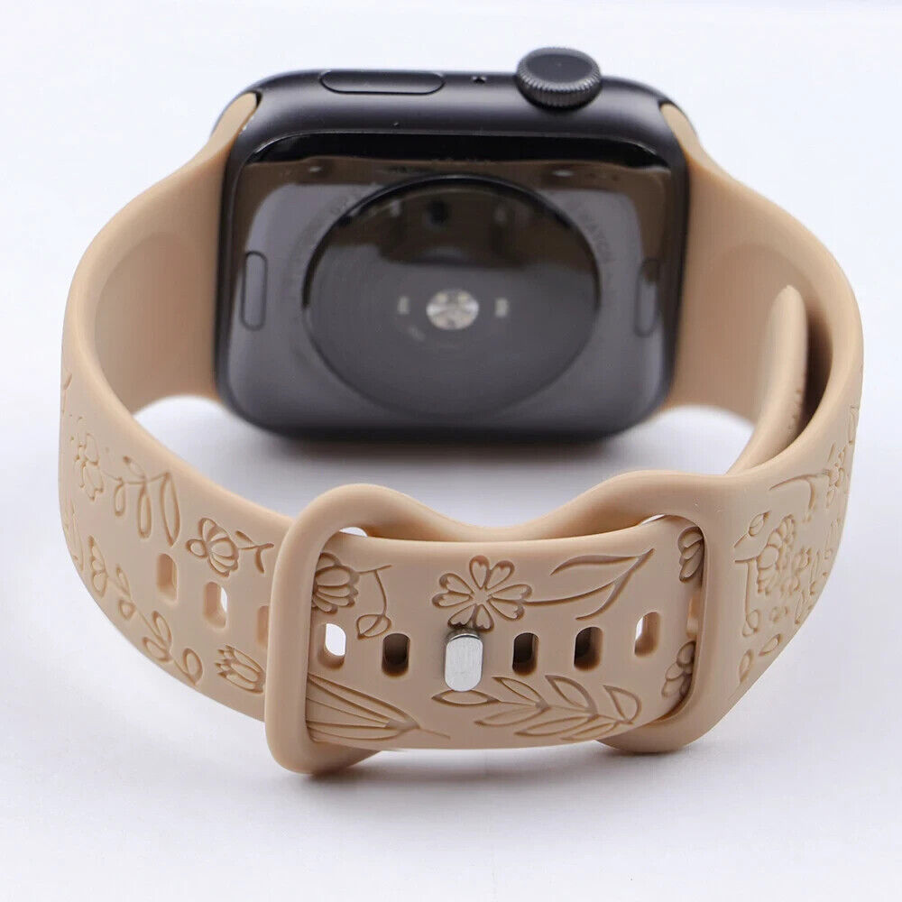 Apple Watch Replacement Band Strap Series 9 8 7 6 5 4 3 SE 38 40 41 Engraved