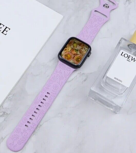 Apple Watch Replacement Band Strap Series 9 8 7 6 5 4 3 SE 38 40 41 Engraved
