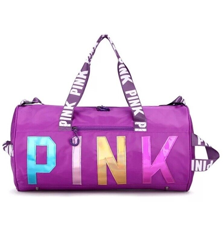 New Canvas Duffle Bag For Travel Yoga Holiday Gym Top Women Gift UK