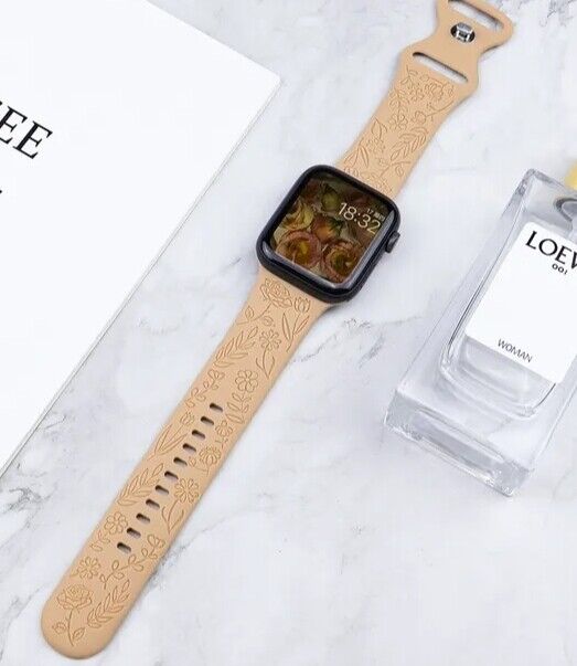 Apple Watch Replacement Band Strap Series 9 8 7 6 5 4 3 SE 38 40 41 Engraved
