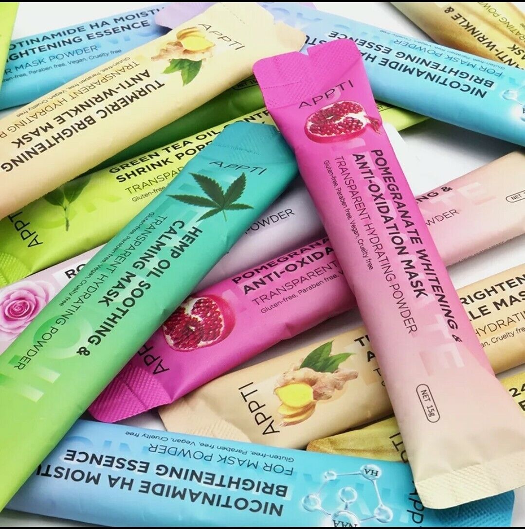 3pcs Collagen Face Mask Anti Ageing Hydro Jelly Facial Mask, Brightening Mask