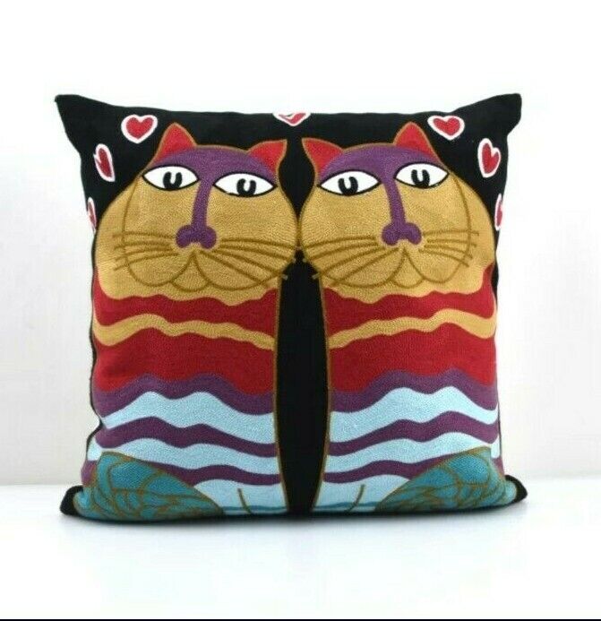 Cushion Cover Abstract Nordic Picasso Style Cover Embroidered Decor