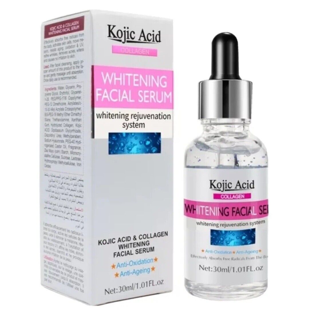Whitening Lightening Serum With Retinol Alpha Arbutin Kojic Acid & Glutathione