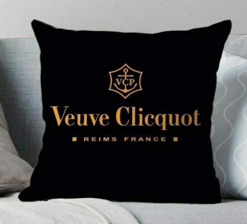 Champagne Luxury Canvas Feel Cushion Covers Veuve