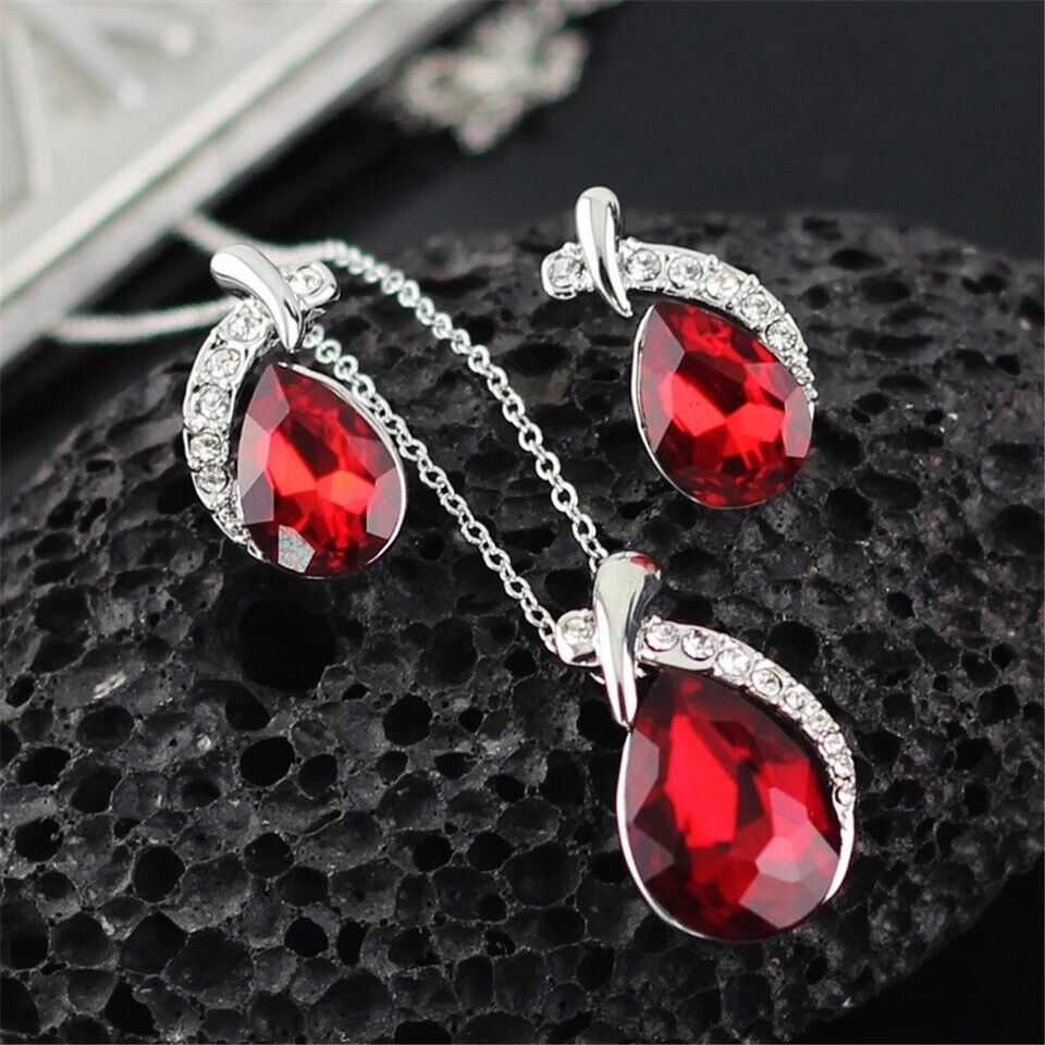 Crystal Jewellery set Necklace Earrings Drop Set Fashion Necklace & Earring