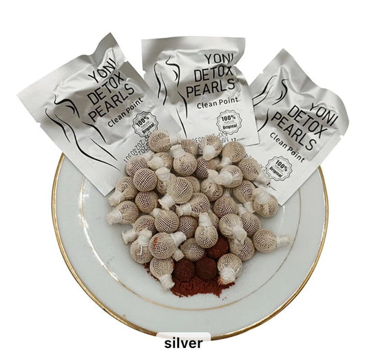 Yoni Detox Pearls - Sterling Silver || 3 Pack || HGS-LTD Natural Herbs UK Seller