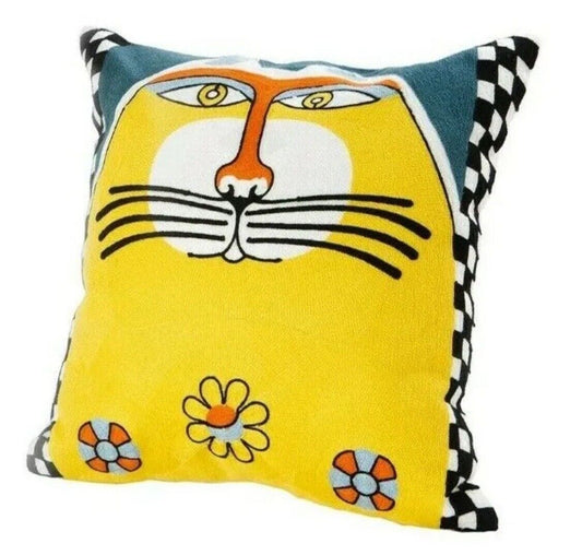 Beautiful Cushion Cover Abstract Nordic Picasso Style Cover Embroidered Decor