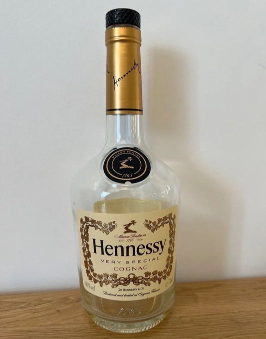 EMPTY Classic & Original Hennessey VS Bottle