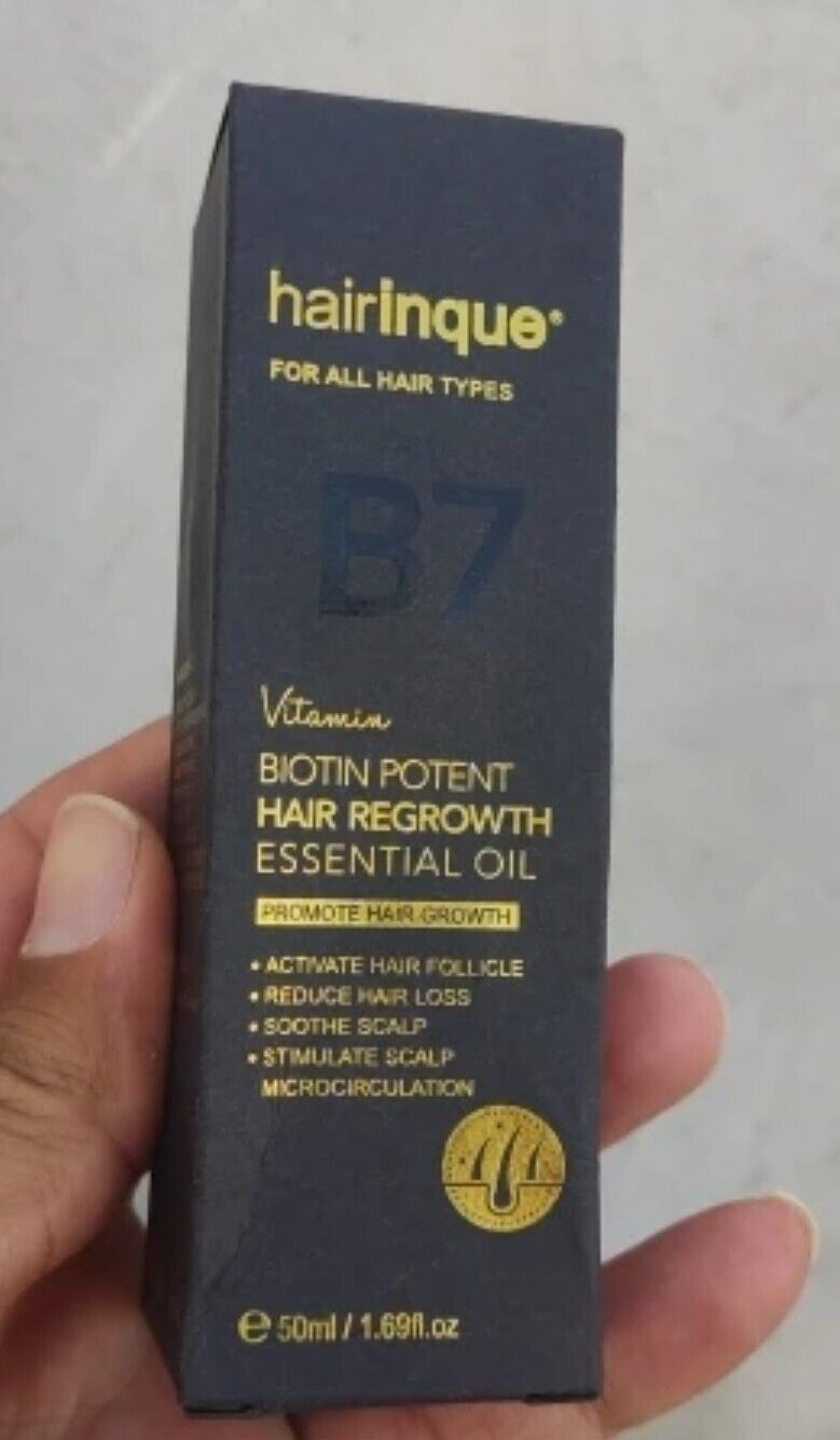 Vitamin B7 Fast Hair Growth Serum Organic Hair Loss Treatment for Men&Women50ML