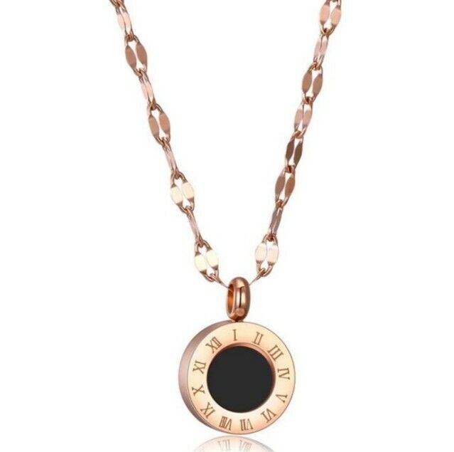 Womens Crystal Jewellery  Rose Gold Necklace No Fade