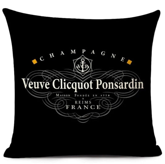 Beautiful Veuve Nordic Champagne Cushion Cover Pillow Case Decor Living Room