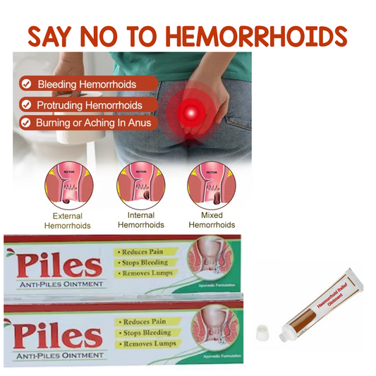 Hemorrhoid Cream Treatment Internal Piles External Anal Fissure Pain Relief