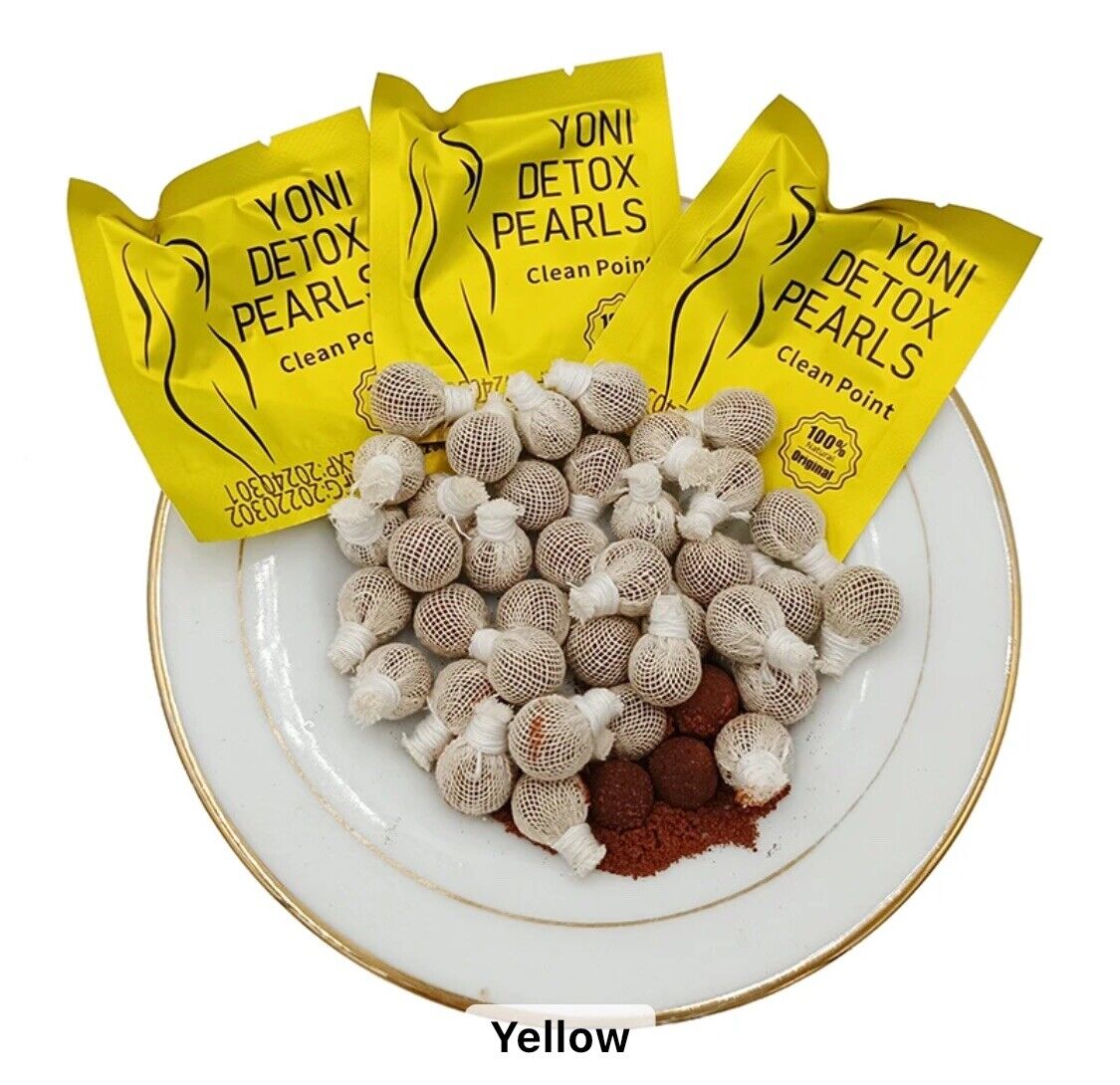 Yoni Detox Pearls - Sunshine Yellow | 3 Pack | 14 TCM Herbs