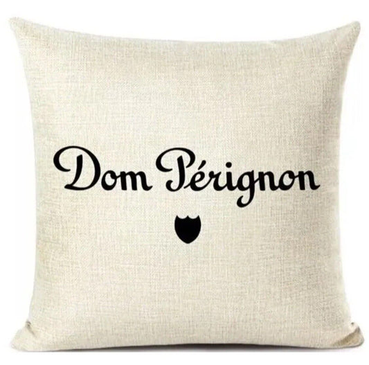 Beautiful Perignon Champagne Nordic  Luxury Cushion Cover Pillow Case White