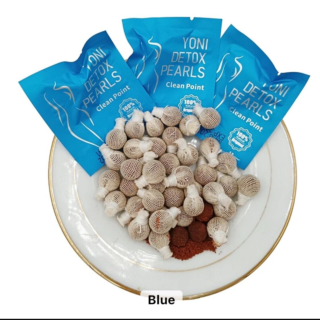 Yoni Detox Pearls - Tranquil Blue | 3 Pack | 14 TCM Herbs