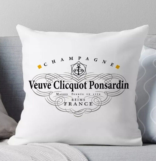 Nordic Veuve Champagne Cushion Cover Pillow Case Decor