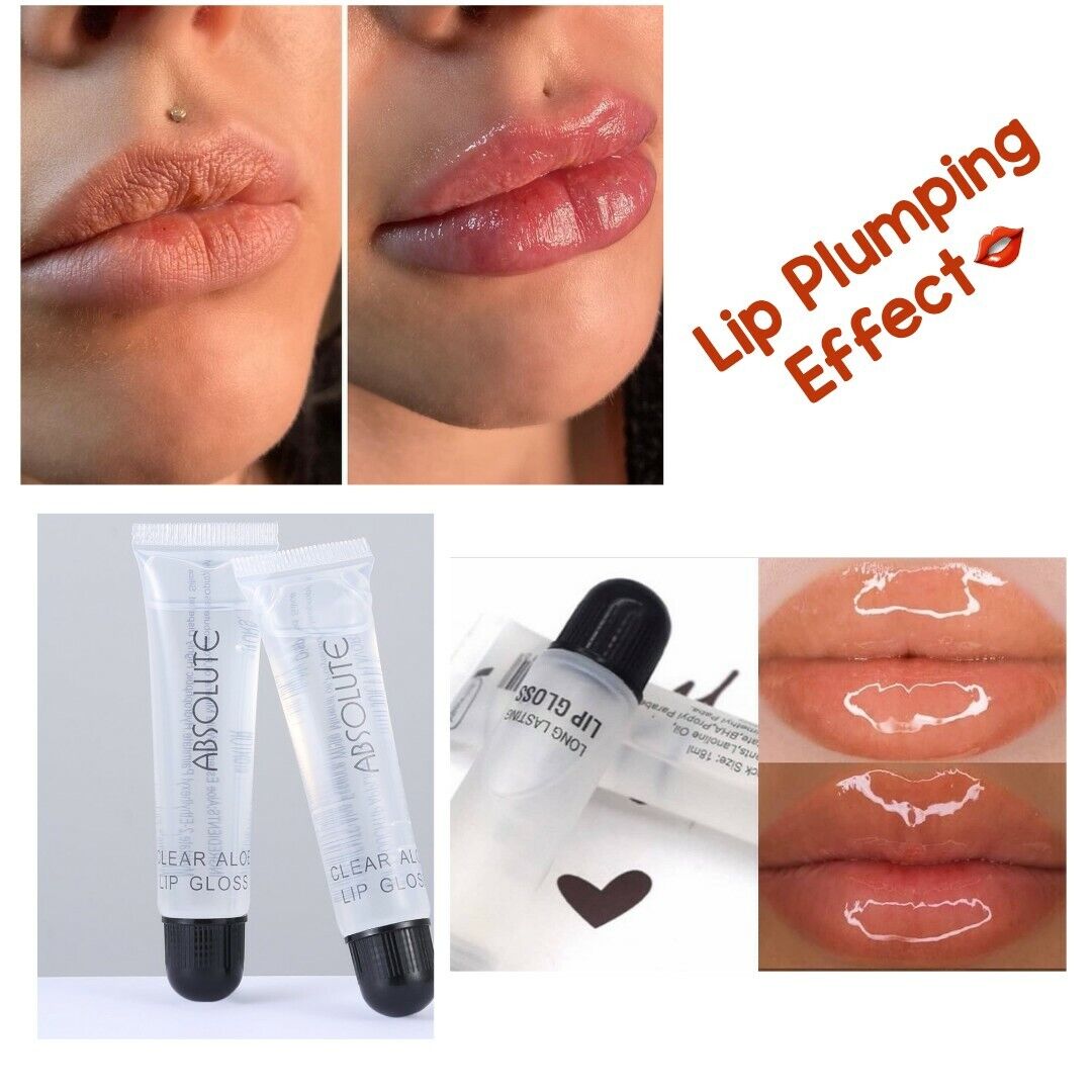 Clear Lip Gloss Liquid Clear Absolute Lip Gel Moisturising Plumping Lip Gloss 