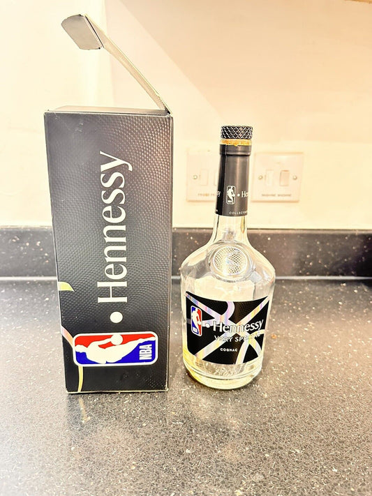 Limited Edition NBA Basketball EMPTY Hennessy Bottle With GIFT BOX Collectable