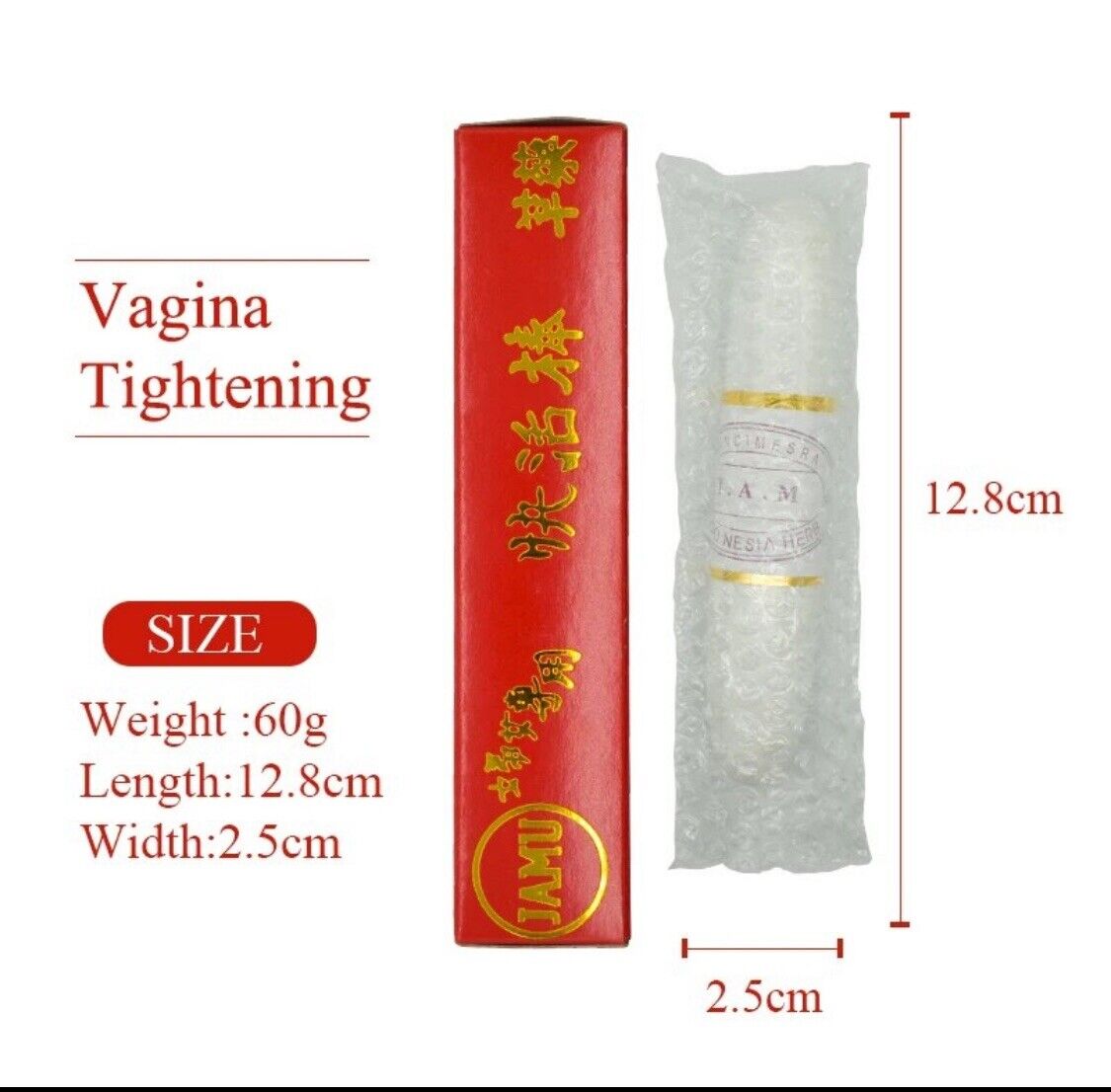 Feminine Hygiene Vaginal Tightening Wand, Natural Yam-Based Stick for Narrowing