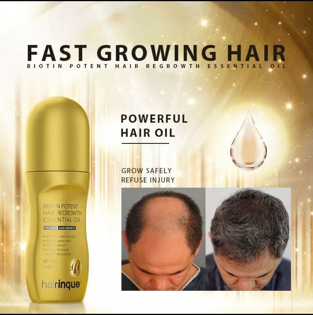 Vitamin B7 Fast Hair Growth Serum Organic Hair Loss Treatment for Men&Women50ML