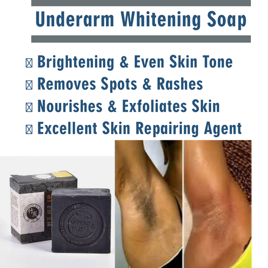 Body Whitening Soap Underarm Armpit Knee Dark Skin Bleaching Bikini Line