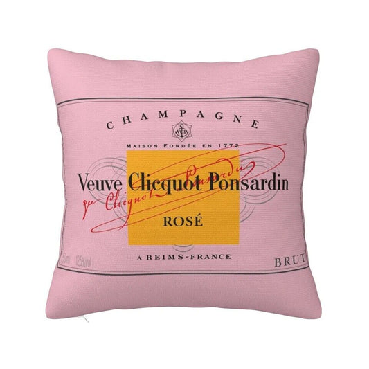 Champagne Luxury Canvas  Feel Cushion Covers Veuve