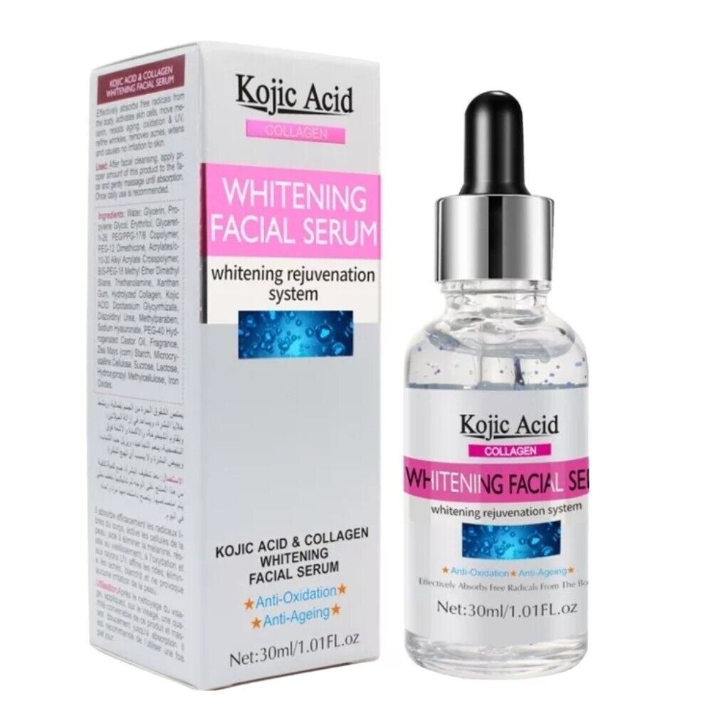 Whitening Lightening Serum With Retinol Alpha Arbutin Kojic Acid & Glutathione