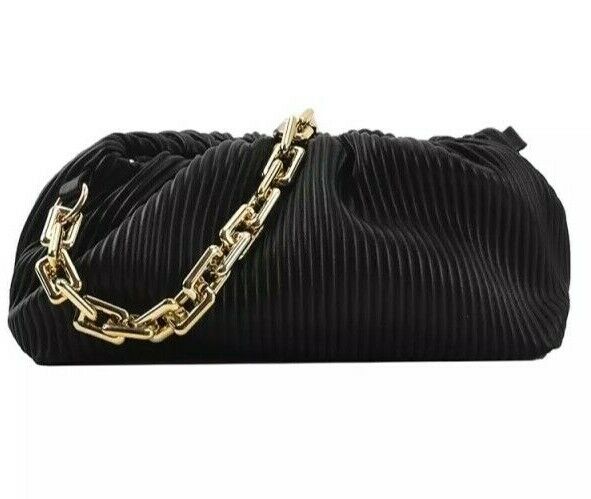 Luxury Quilted Chain Woven Handbag Cloud Dumpling Cross Body Trendy Bag