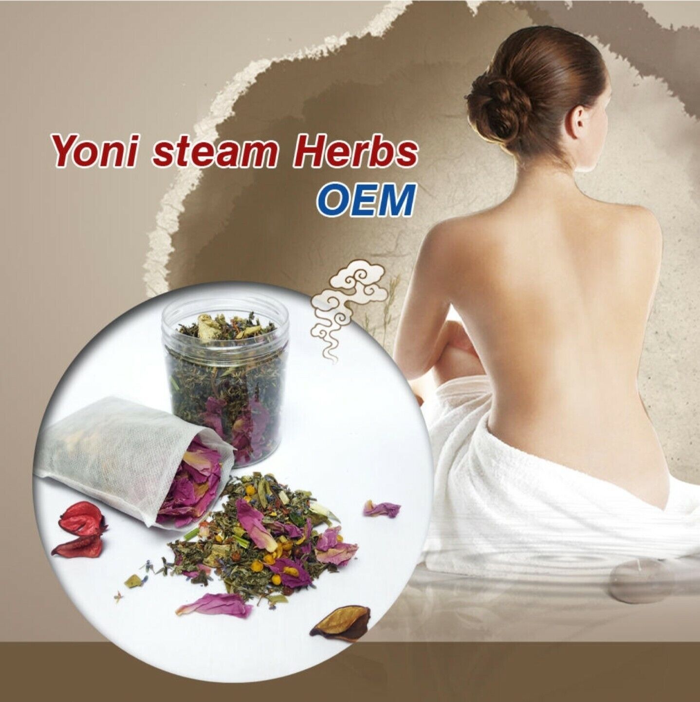 FULL KIT: Yoni STEAM SEAT For Herbal Steaming & Yoni STEAM HERBS Combined